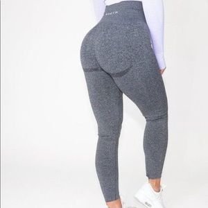 Gray contour leggings